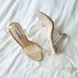 Steve Madden Camille lucite block heels
